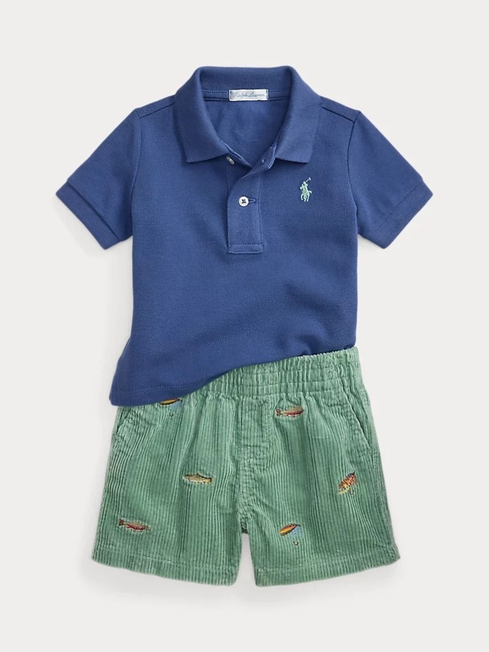 NWT Ralph Lauren Baby Polo & Short Set